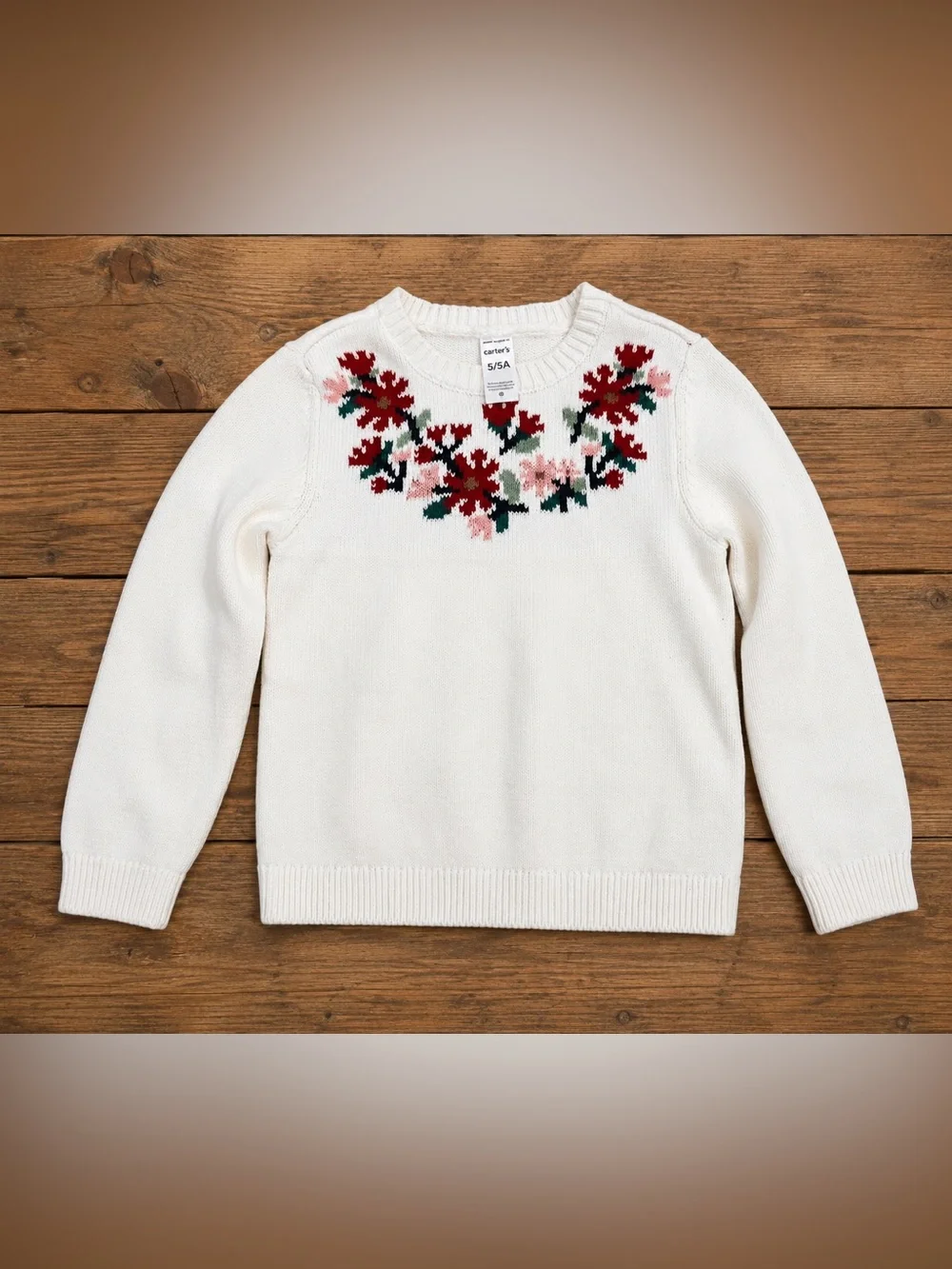 Girls Back to School Bundle 4T-5T Cat & Jack, Carter’s Floral Sweater